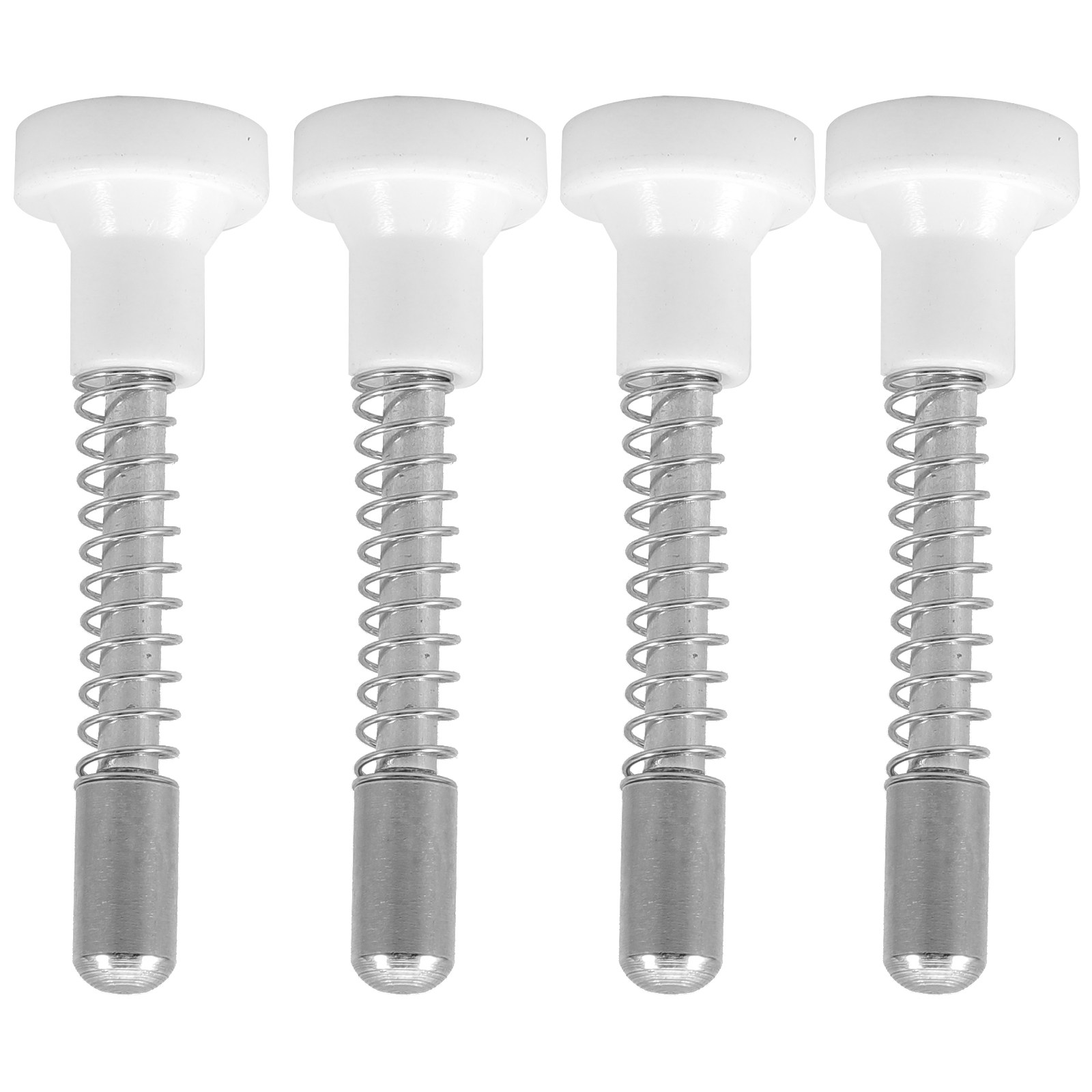 Furniture Hardware Latch - ベビーベッド用スプリングラッチプランジャー4個セット、ベビーベッド固定金具用スプリング式金属製家具金具ツール