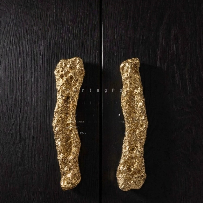 Unique Furniture Hardware Pulls - 真鍮アルミニウム製キャビネット金具、ユニークな引き出しドアプルハンドル、家庭用家具金具、ドレッサーワードローブ装飾アクセサリー
