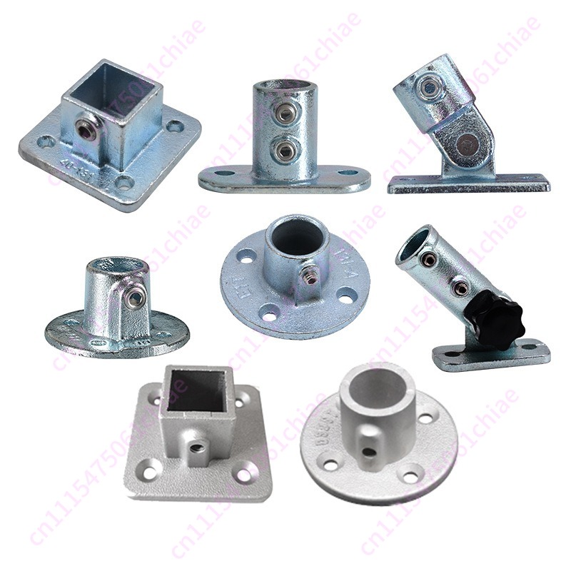 Joint Connector Bracket - 亜鉛メッキ鋼管パークベース、地壁ブラケット、ベース固定ジョイント、溶接不要鋼管コネクター