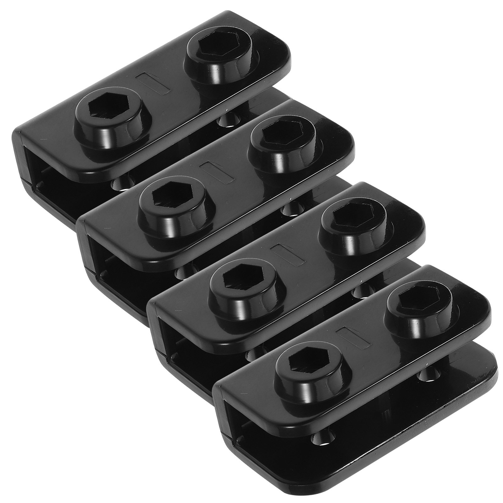Joint Connector Bracket - 4個入り多用途プラスチックテントポールコネクター、キャノピーフレームジョイントブラケット、キャンプ、屋外イベント、ガーデンパーティー、パビリオン用