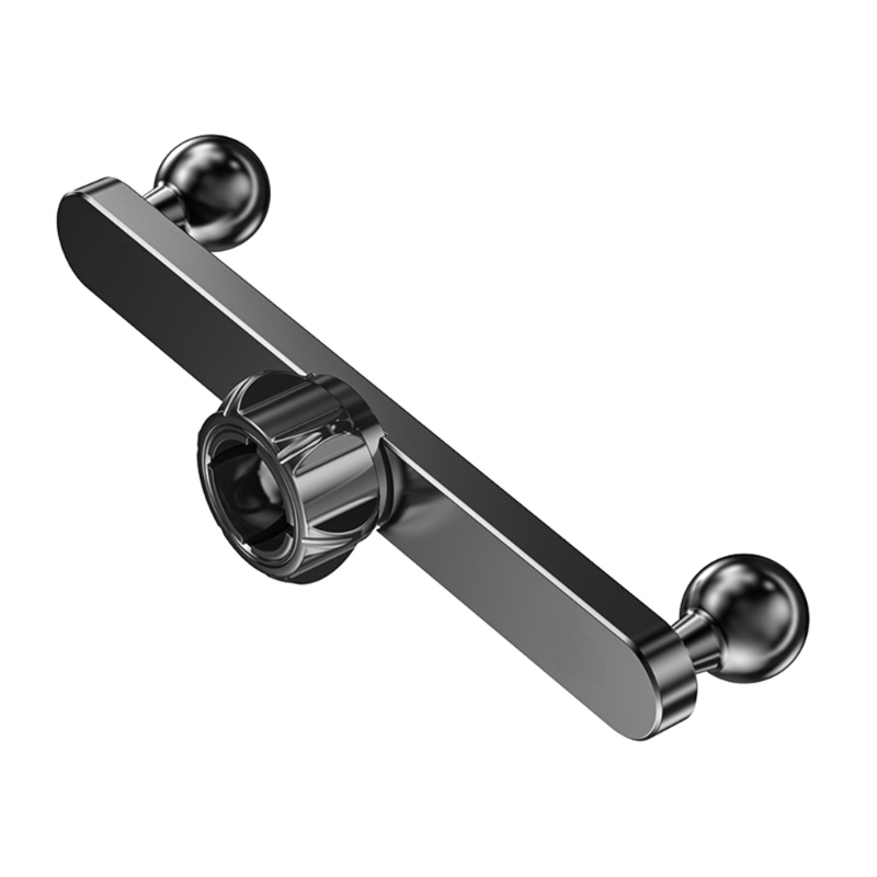 Joint Connector Bracket - 電話ホルダー用アルミニウムスプリッターアダプター ダブル17mmボールマウントエクステンション 1対2ジョイントヘッドエクステンダー回転アダプター