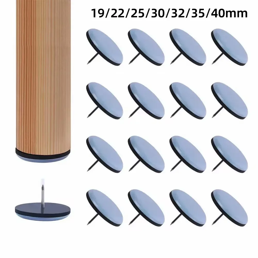 Furniture Hardware Legs - 16/19/22/25/32/38mmテーブルチェアフットスライダー丸型家具脚パッド（ネジ付き）キャビネットソファグライドフロアプロテクタースライダー