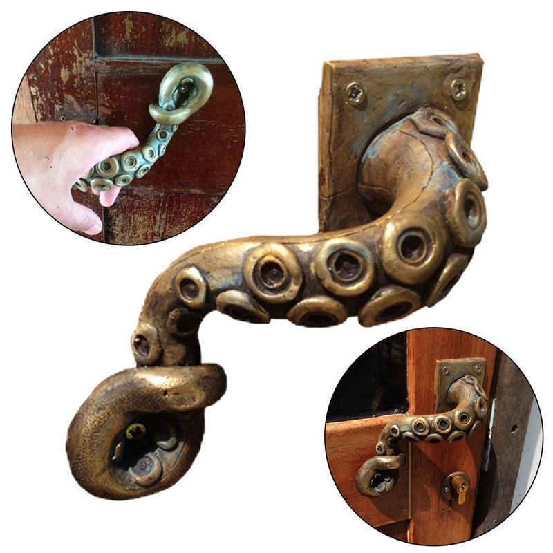 Furniture Hardware Drawer Pulls - ヴィンテージタコドアノブアニマルスタイル屋外フック家具引き出しバー取手ハンドルハードウェア古代キャビネットシェイクハンドハンドル