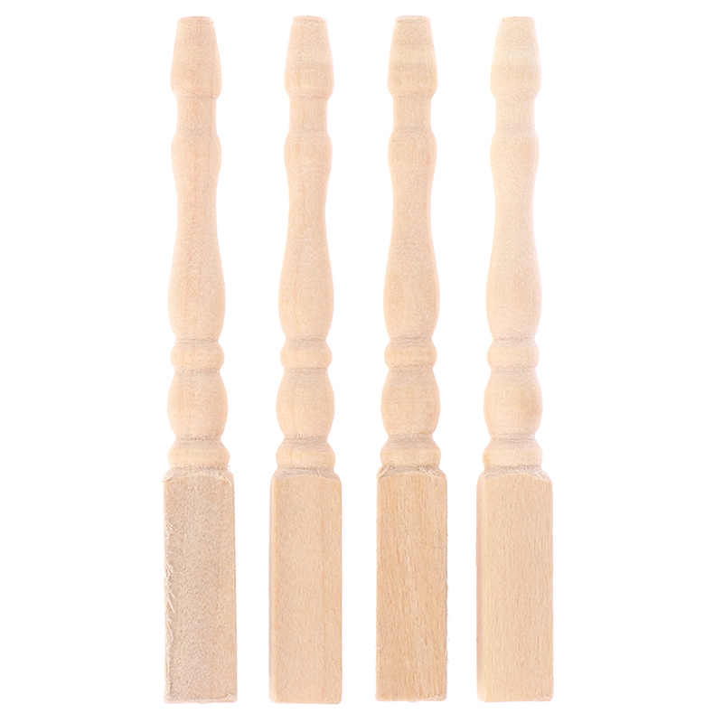 Furniture Hardware Legs - ● 4 ピース/セット 1:12 ドールハウスミニチュア DIY