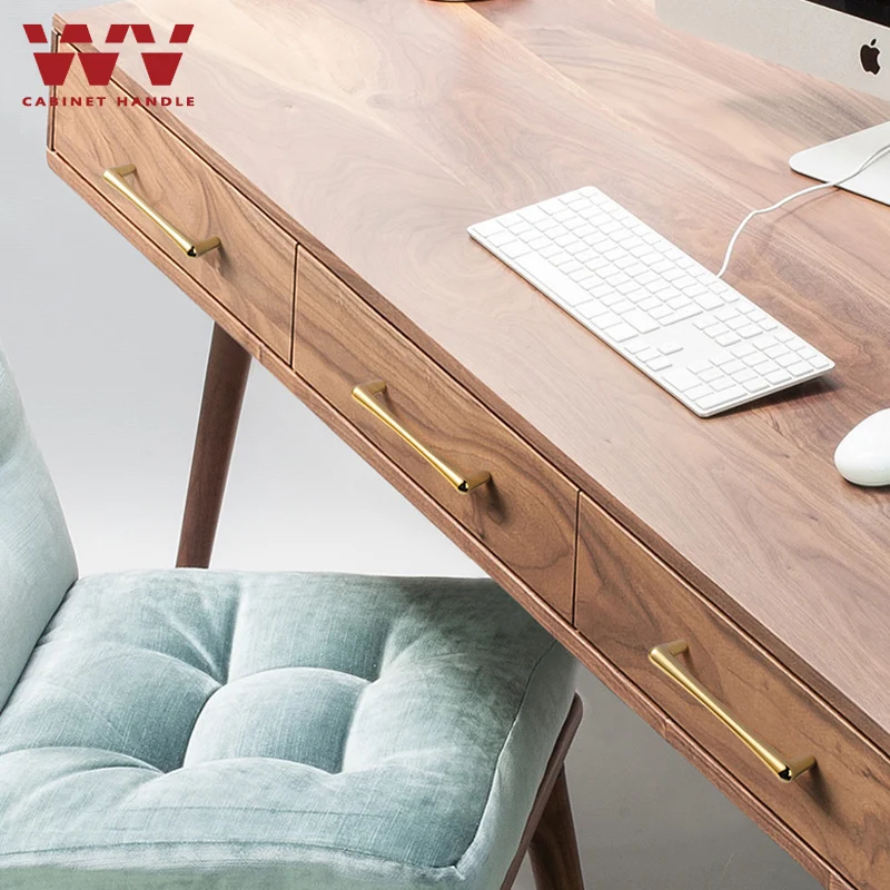 Furniture Hardware Items - YM キッチンキャビネット収納ハンドル ドレッサー クローゼット ブラックゴールド 引き出しノブ