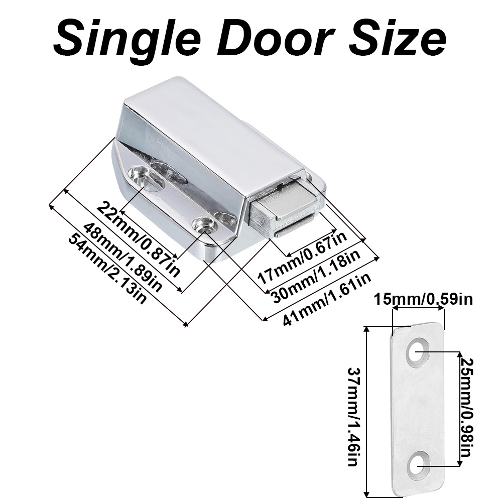 キャビネット磁気キャッチ磁気プッシュオープンラッチヘビーデュ - Furniture Hardware Latch のレビューと価格