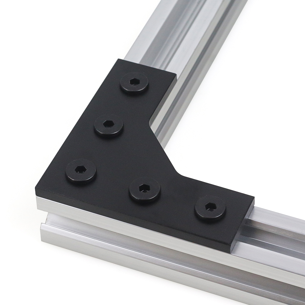 4個/セット L型 5穴 90度接合コーナーコネクタープレー - Joint Connector Bracket のレビューと価格