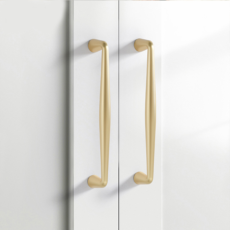 Aobt-キッチンキャビネット収納ハンドル、ゴールド引き出し - Furniture Hardware Items のレビューと価格
