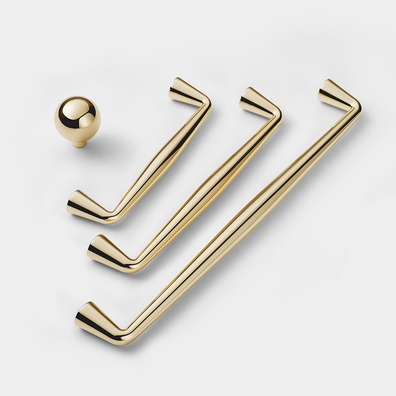 Aobt-キッチンキャビネット収納ハンドル、ゴールド引き出し - Furniture Hardware Items のレビューと価格