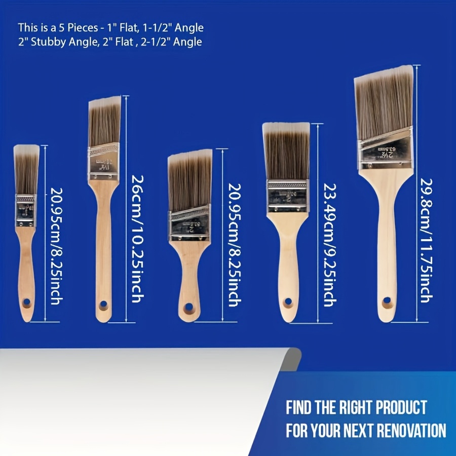 5本セット 高品質ペイントブラシ BBQブラシ バーベキュー - Furniture Hardware Latch のレビューと価格