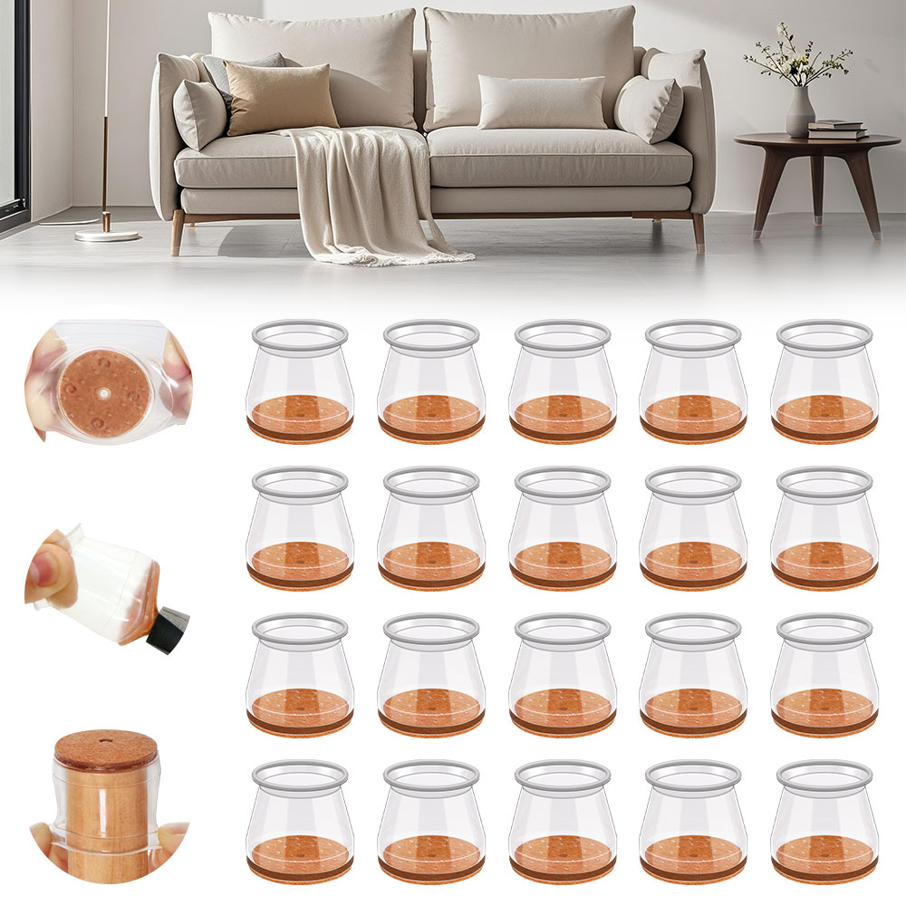 24-36 個椅子脚キャップシリコーン足プロテクターパッド家 - Furniture Hardware Legs のレビューと価格