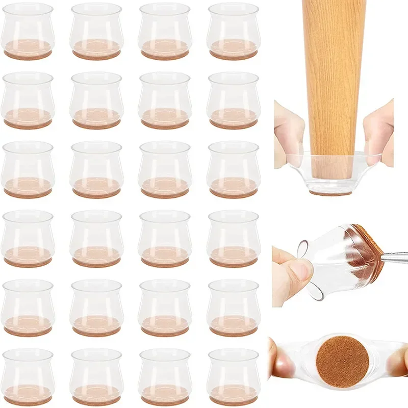 24-36 個椅子脚キャップシリコーン足プロテクターパッド家 - Furniture Hardware Legs のレビューと価格