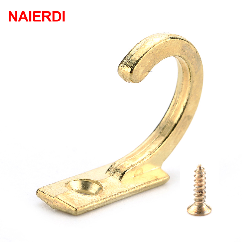 Naierdi-小さなアンティークウォールフック,10個,湾 - Furniture Hardware Latch のレビューと価格