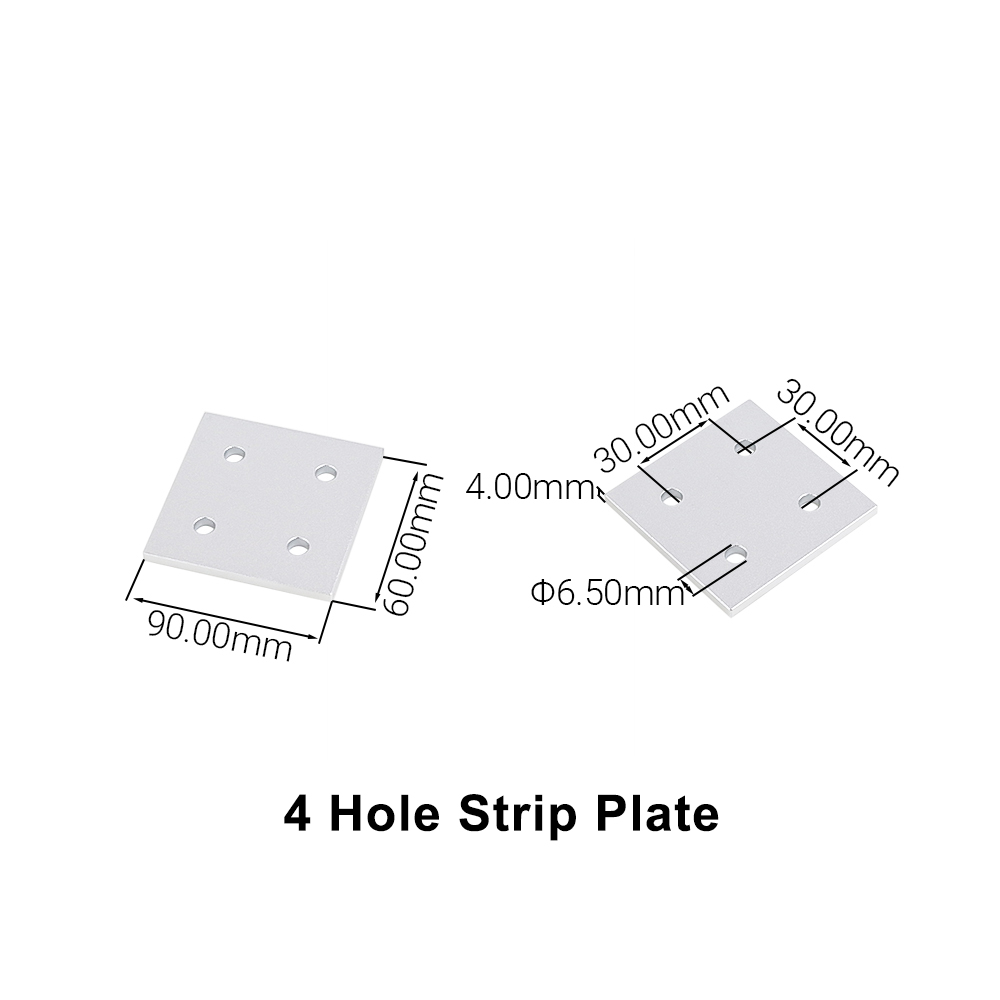 4 個のアルミプロファイル接合ストリッププレートコネクタ 6 - Joint Connector Bracket のレビューと価格