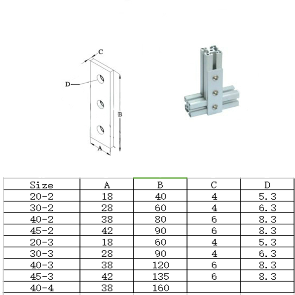 1 個角コネクタアルミマウントプレートコネクタ 20/30/ - Joint Connector Bracket のレビューと価格