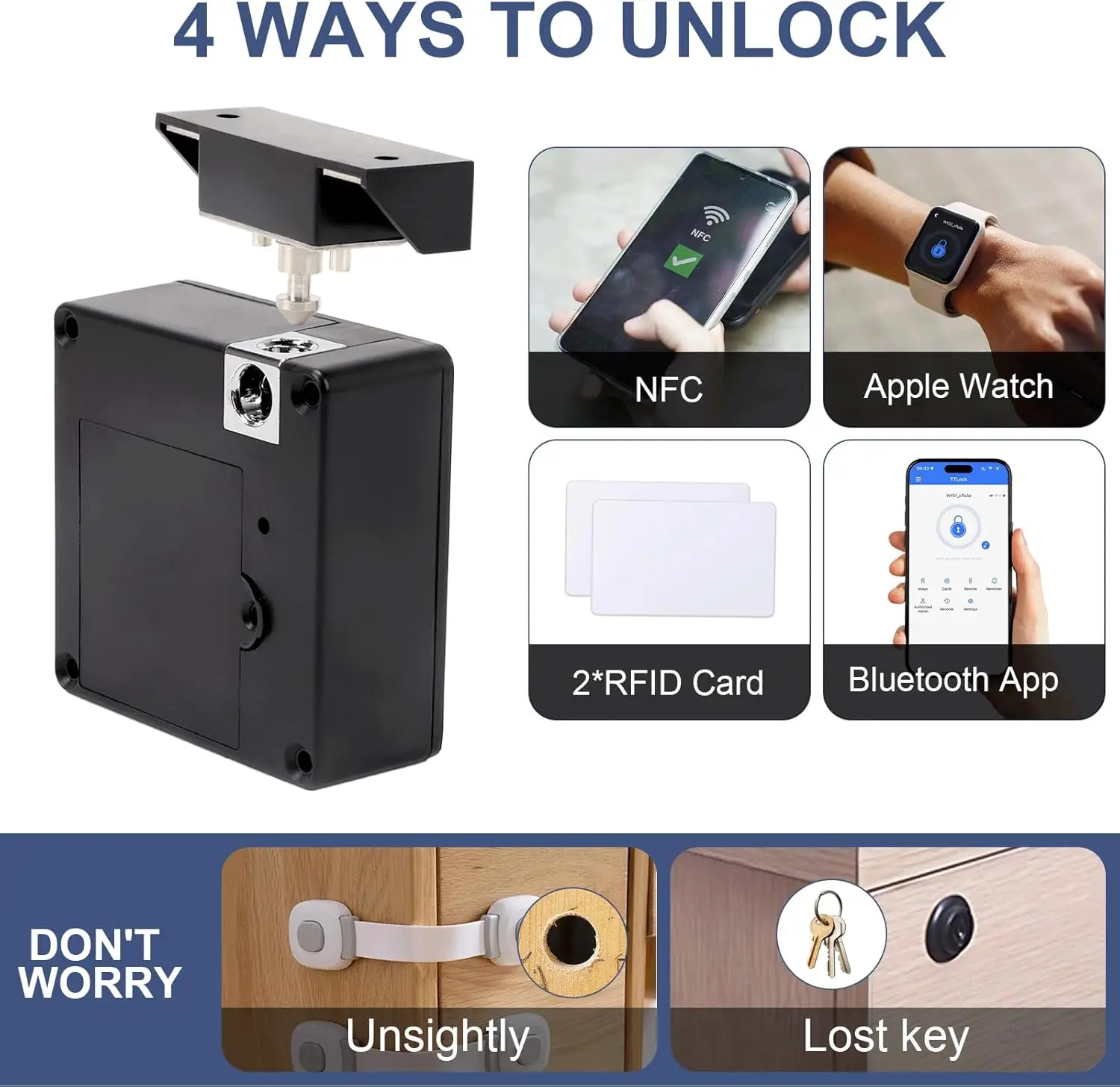 携帯電話NFCスマートロッカー電子錠RFID13.56mhz - Furniture Hardware Latch のレビューと価格