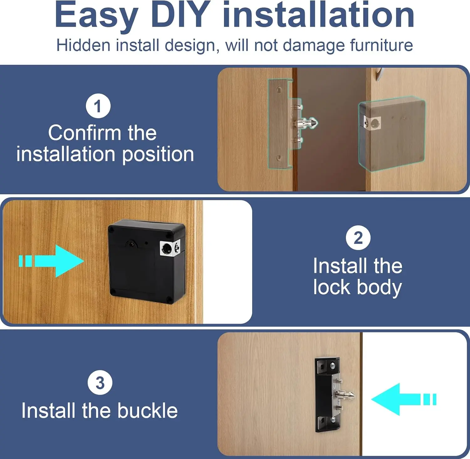 携帯電話NFCスマートロッカー電子錠RFID13.56mhz - Furniture Hardware Latch のレビューと価格
