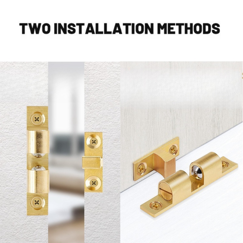 3/6 個キャビネットクローゼットドアボールキャッチ、真鍮ダ - Furniture Hardware Latch のレビューと価格