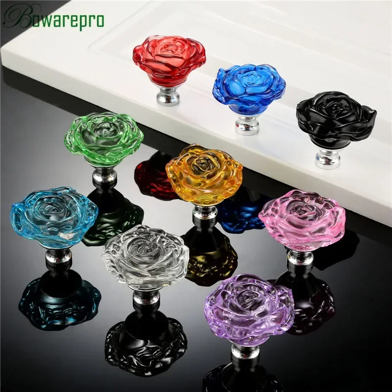 Bowarepro 50 ミリメートルクリスタルガラスハンド - Furniture Hardware Drawer Pulls のレビューと価格