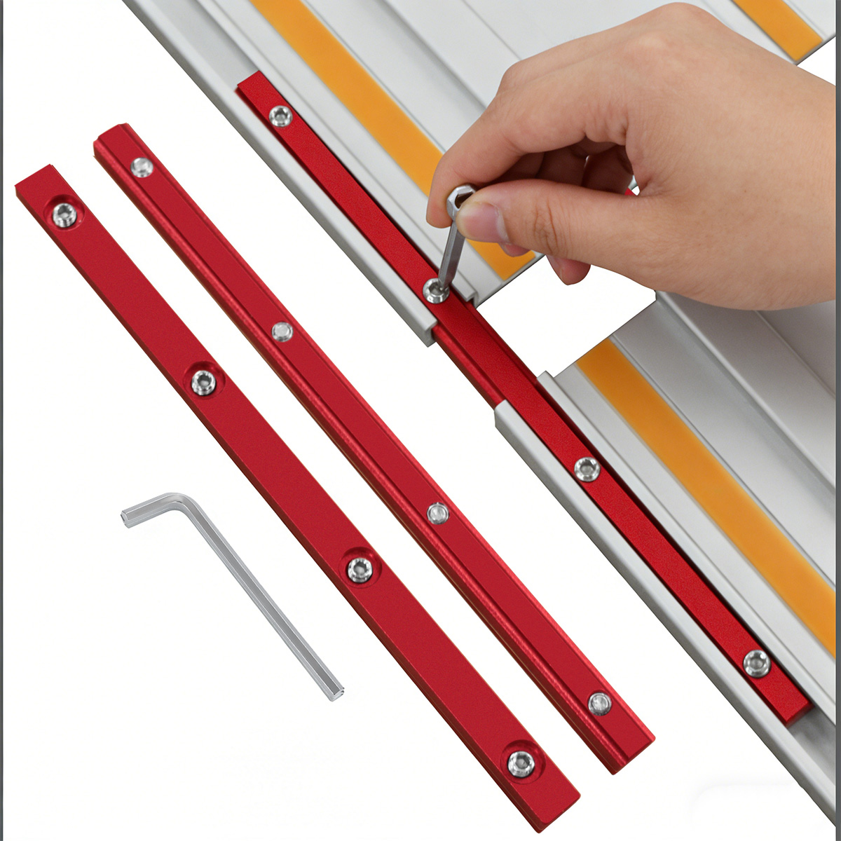 アルミ合金製ルーターテーブルフェンスレールコネクターキット、 - Joint Connector Bracket のレビューと価格