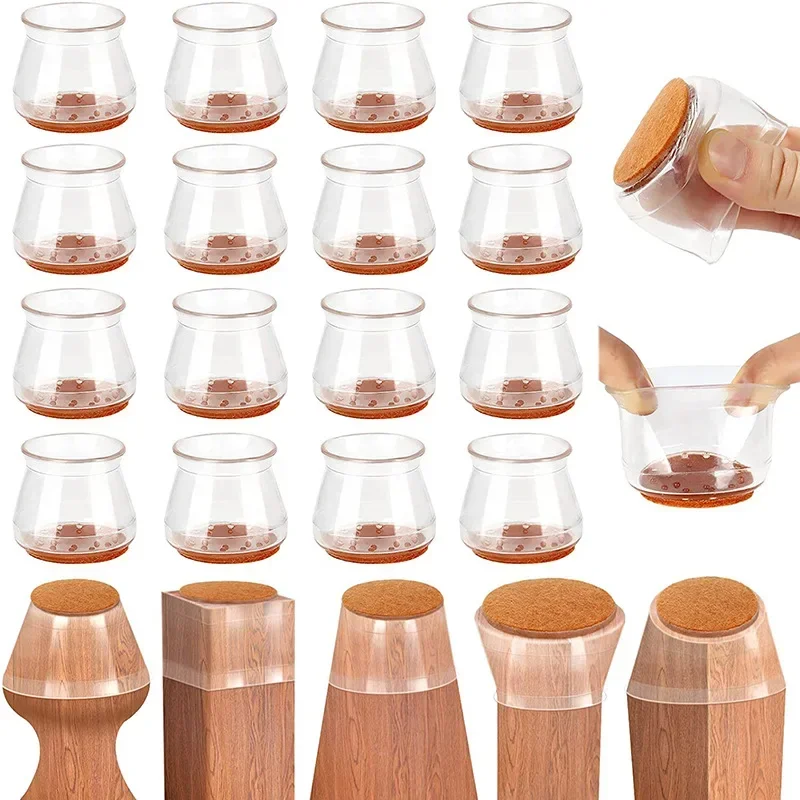 4/16 個椅子脚キャップゴム足プロテクターパッド家具テーブ - Furniture Hardware Legs のレビューと価格