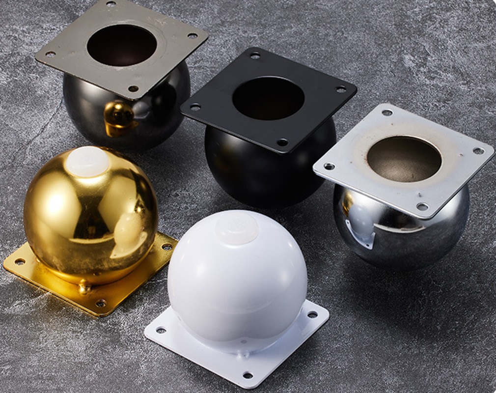 4 個の鋼球型家具脚ソファベッドキャビネットコーヒーバーテー - Furniture Hardware Legs のレビューと価格
