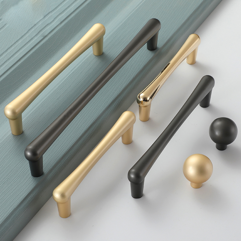 キッチンキャビネット収納ハンドルドレッサークローゼットブラッ - Furniture Hardware Items のレビューと価格