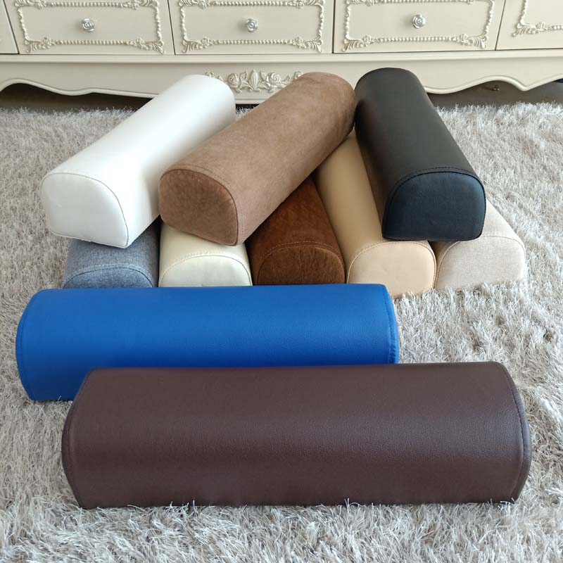 レザーボルスターセミロール枕足首膝サポート脚高さバック腰椎首 - Furniture Hardware Legs のレビューと価格