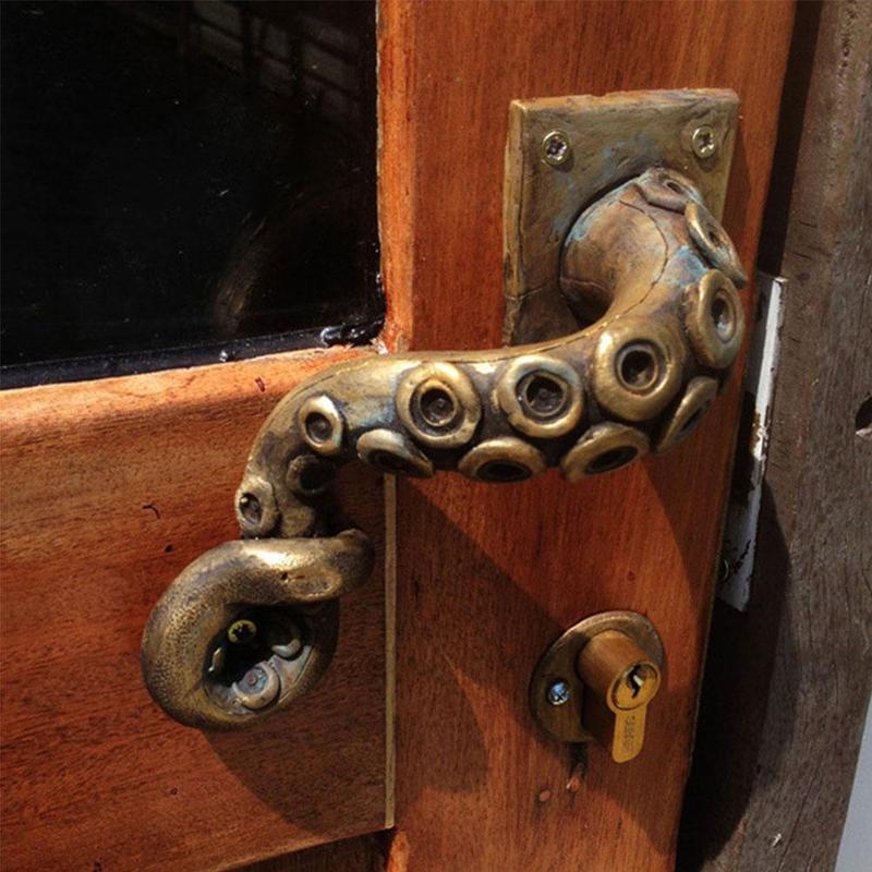 ヴィンテージタコドアノブアニマルスタイル屋外フック家具引き出 - Furniture Hardware Drawer Pulls のレビューと価格