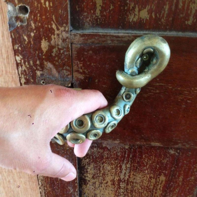 ヴィンテージタコドアノブアニマルスタイル屋外フック家具引き出 - Furniture Hardware Drawer Pulls のレビューと価格