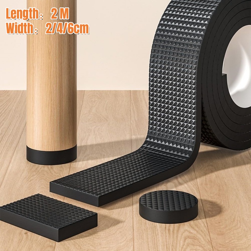 2 メートルの椅子脚フロアプロテクター、テーブルフットカバー - Furniture Hardware Legs のレビューと価格