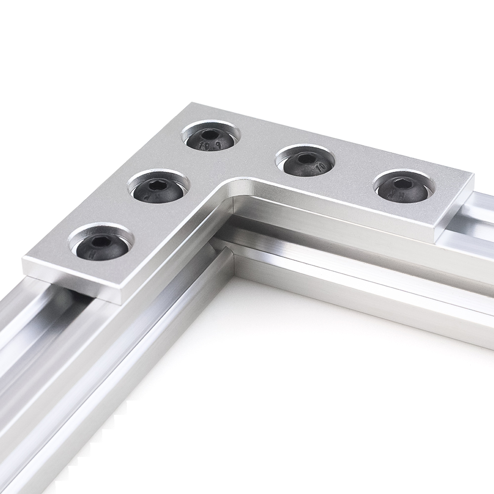 2 ピース/ロット L タイプ 5 穴 90 度接合コーナー - Joint Connector Bracket のレビューと価格