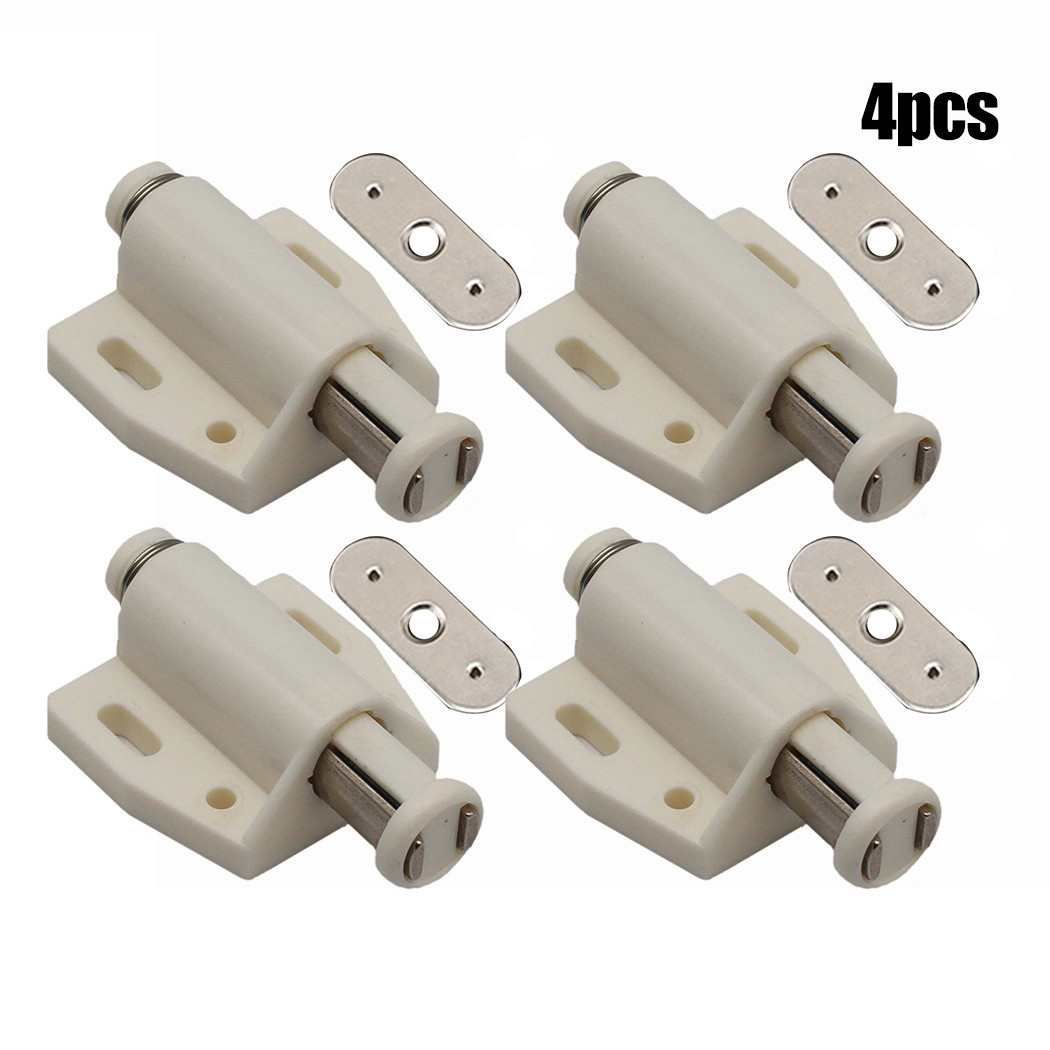 4 ピース/パックマグネットキャビネットドアキャッチタッチ隠 - Furniture Hardware Latch のレビューと価格