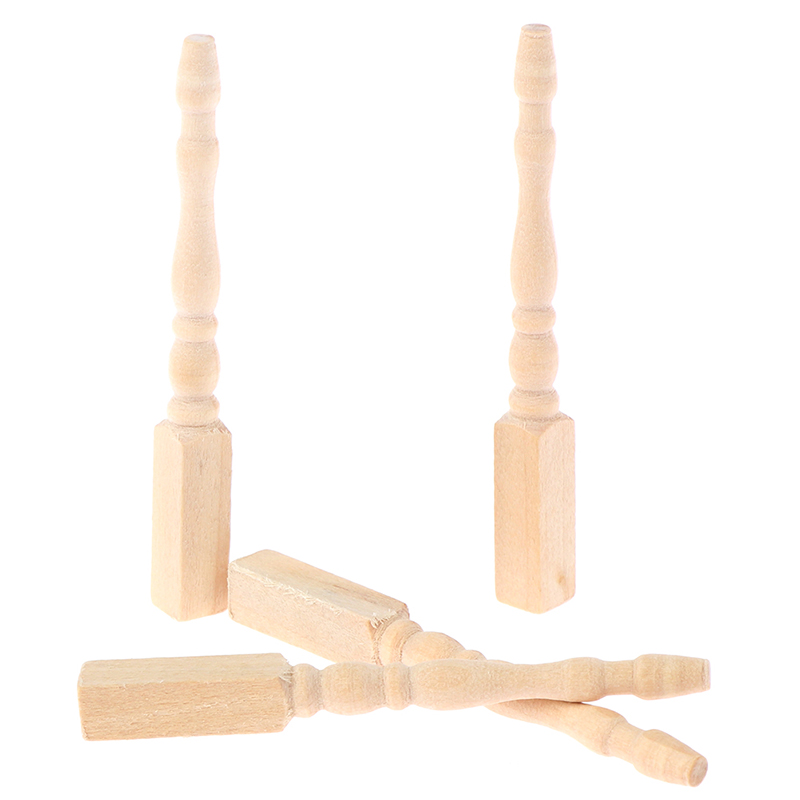 ● 4 ピース/セット 1:12 ドールハウスミニチュア D - Furniture Hardware Legs のレビューと価格