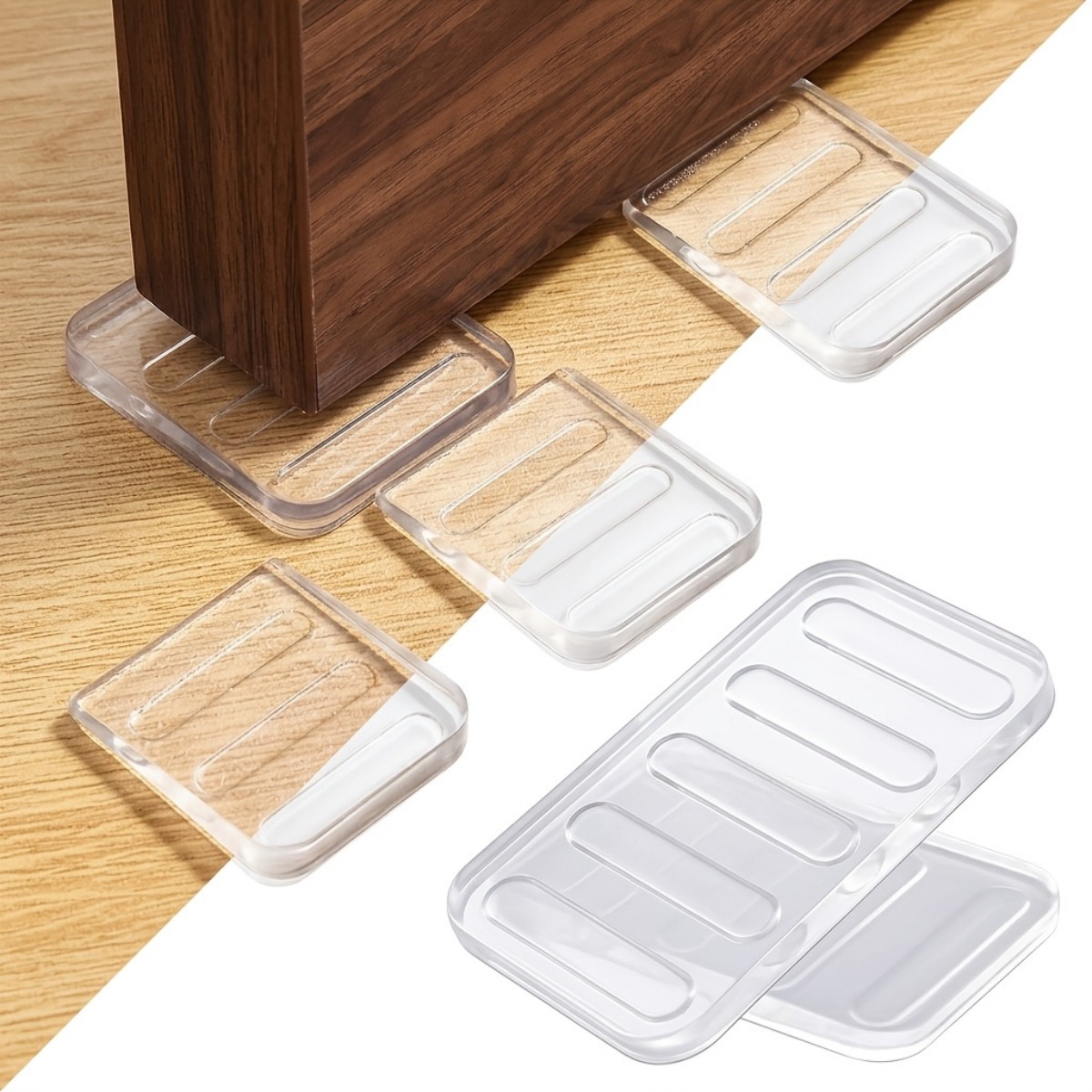 8個入り調整可能なテーブル脚バランスパッド、不整地の床に適し - Furniture Hardware Legs のレビューと価格